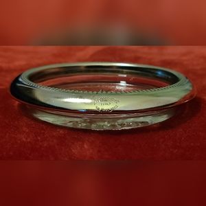 1960's Set of 4 Leonard Silverplate & Crystal